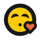 Heart,Kiss,Kissy face,Love,Emoji,Emoticon